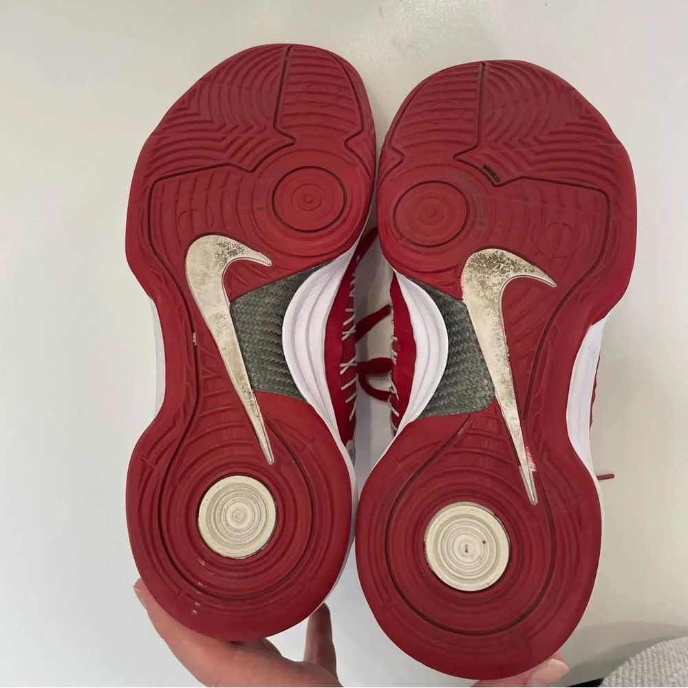Nike Men's Red Basketball Shoes Size 7.5 - Picture 6 of 13